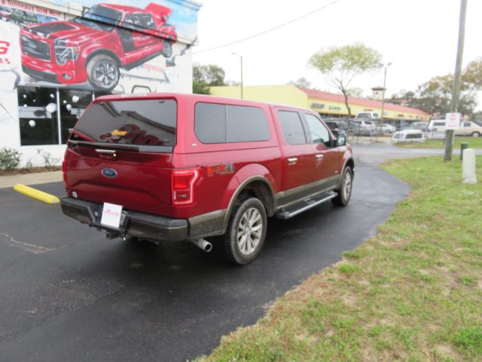 2020 Ford F150 with LEER100XL, Side Steps, Tine, Hitch by TopperKING Brandon 813-689-2449 or Clearwater FL 727-530-9066. Call us today!