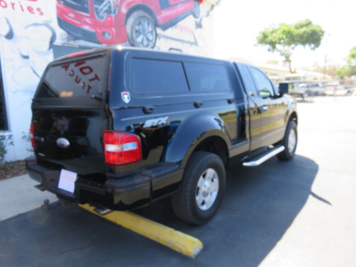 2005 Ford F150 Stepside with TK Defender, Bug Guard, Nerf Bars by TopperKING Brandon 813-689-2449 or Clearwater FL 727-530-9066. Call today!