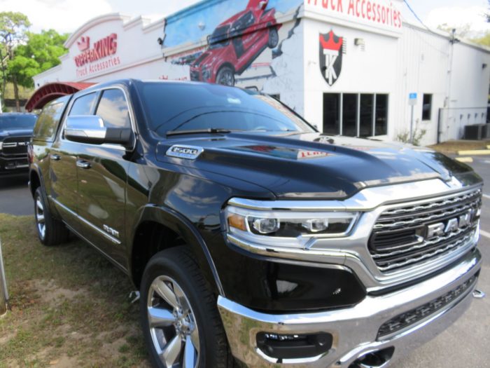 2020 Dodge RAM with LEER100XL, Tint, Hitch by TopperKING Brandon 813-689-2449 or Clearwater FL 727-530-9066. Come out and see us today!