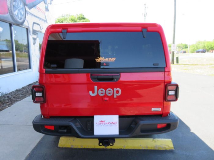 2020 Jeep Gladiator with LEER 100XQ, Hitch, Tint, Running Boards by TopperKING Brandon 813-689-2449 or Clearwater FL 727-530-9066. Call today!