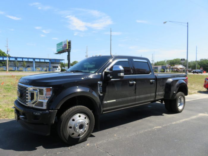 2020 Ford F450 Dually with RollnLock, Chrome Vent Visors, Hitch by TopperKING Brandon 813-689-2449 or Clearwater FL 727-530-9066. Call today!