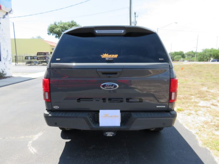 2020 Ford F150 with LEER 100XQ, Graphics, Hitch, Tint by TopperKING Brandon 813-689-2449 or Clearwater FL 727-530-9066. Call today to start!