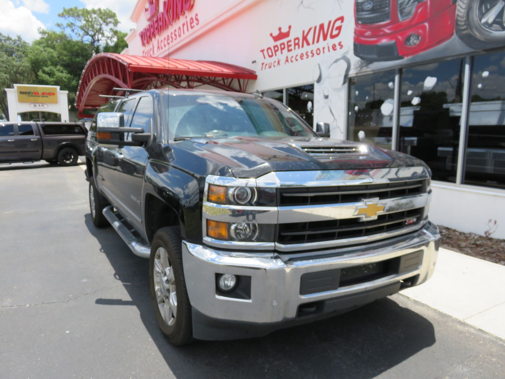 2018 Black Chevy Silverado LEER 100XQ TopperKING TopperKING